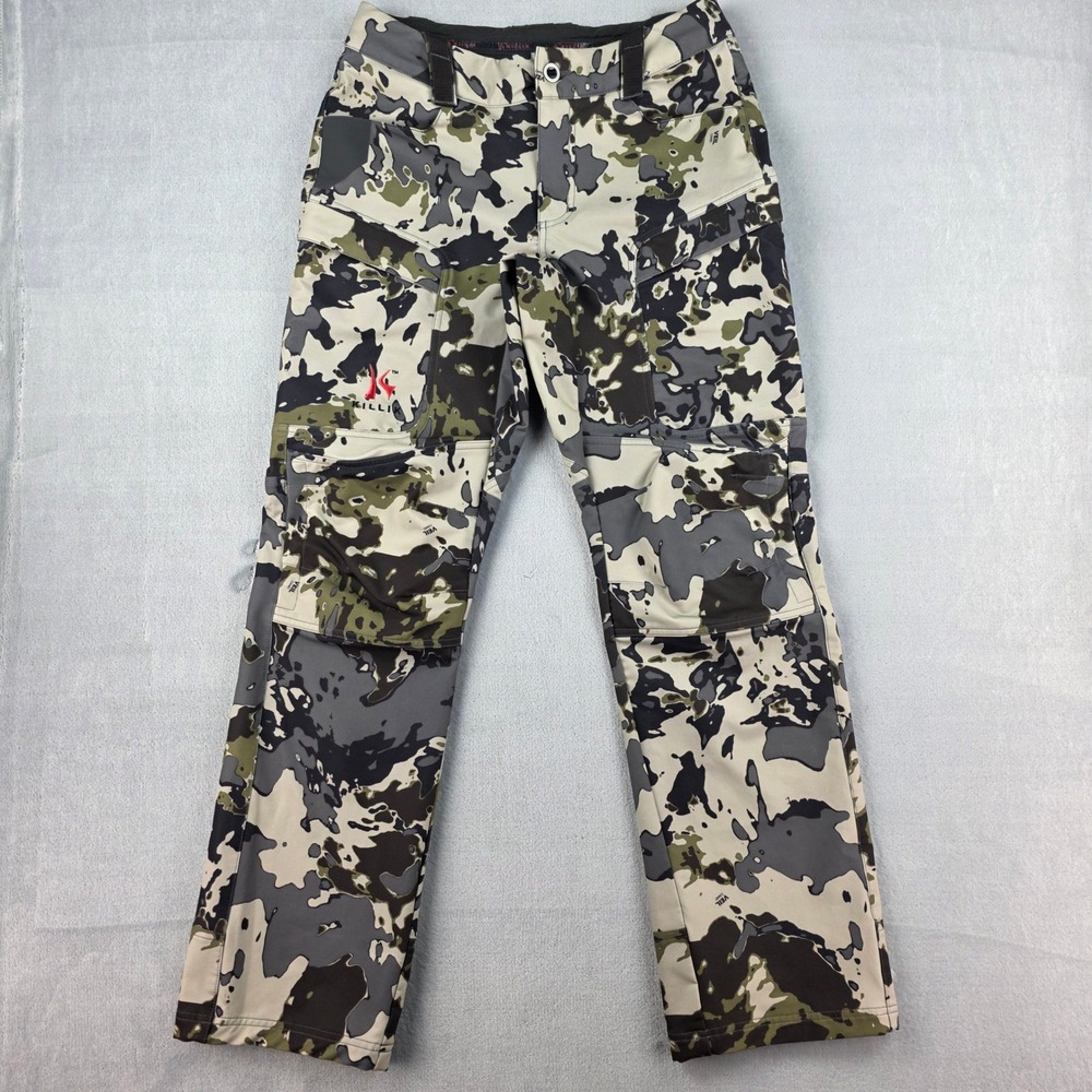 Killik Mens Veil Camo Tactical Cargo Hunting Pants 30x32 KILVTPT-BS Grey Green